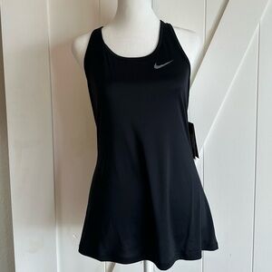Nike Women's Black Tank Top with Vented Sides